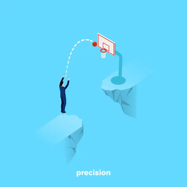 Vector illustration of precision