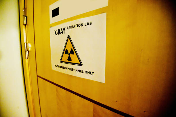 istock X-ray Radiation Lab. Authorize Personnel Only Warning Signs On A Door 950589982
