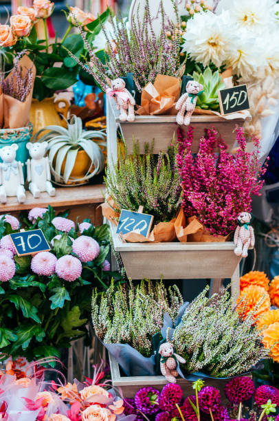 istock Beautiful bouquets at flower market 950590152