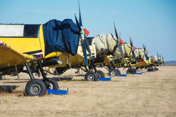 istock Old aircraft close up 950593212
