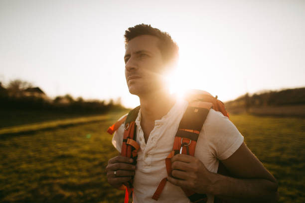 istock Portrait of a backpacker 950593774