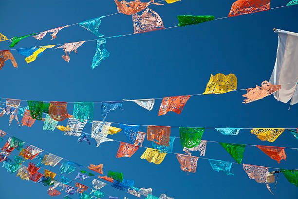 istock Colorful Pennants Blowing in the Breeze 95059931