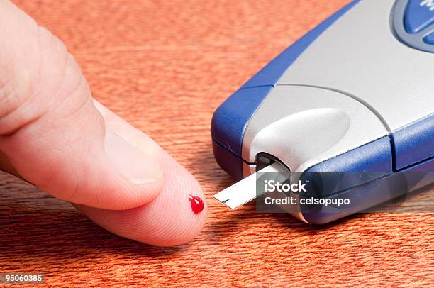 Finger Test Stock Photo - Download Image Now - Analyzing, Blood Sugar Test, Color Image