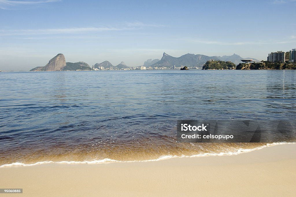 Blick auf Rio De Janeiro, von Niteroi - Lizenzfrei Niteroi Stock-Foto