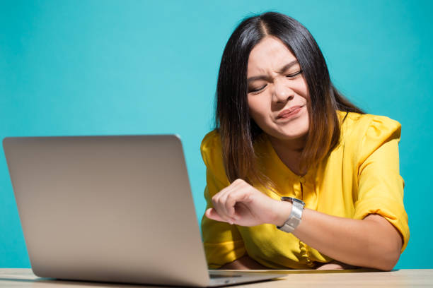 istock Woman has stomach ache 950609164