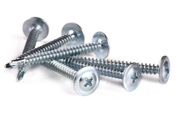 istock metal screws isolated on white background closeup 950609974