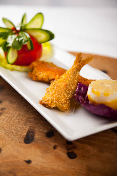 istock Red mullet fried 950613348