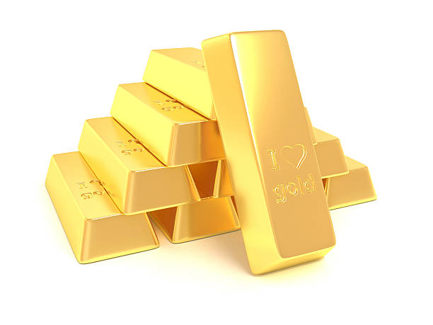 I love gold stock photo