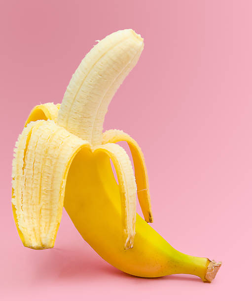 istock Fresh banana on pink background 950613540