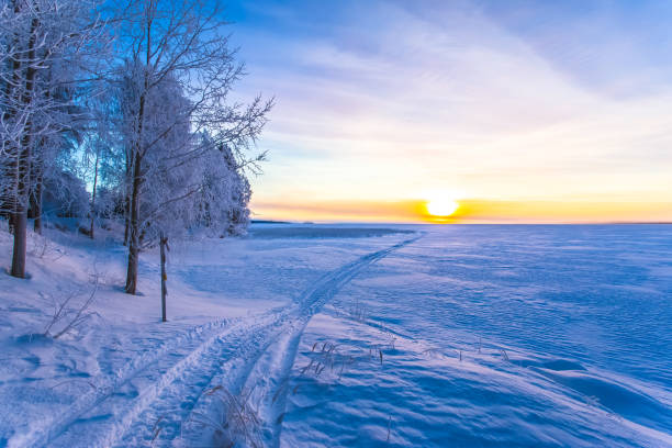 istock Winter sunrise from Sotkamo, Finland. 950623474