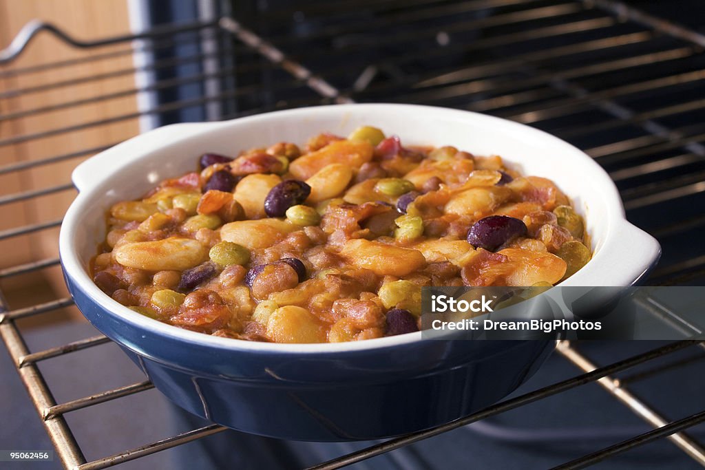 Gebackene Bohnen - Lizenzfrei Auflauf Stock-Foto