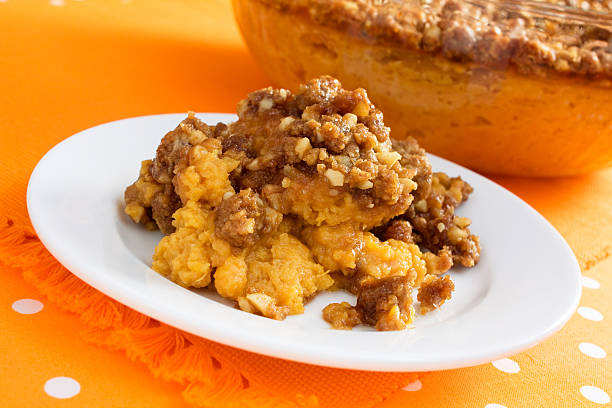 Sweet Potato Casserole  casserole stock pictures, royalty-free photos & images