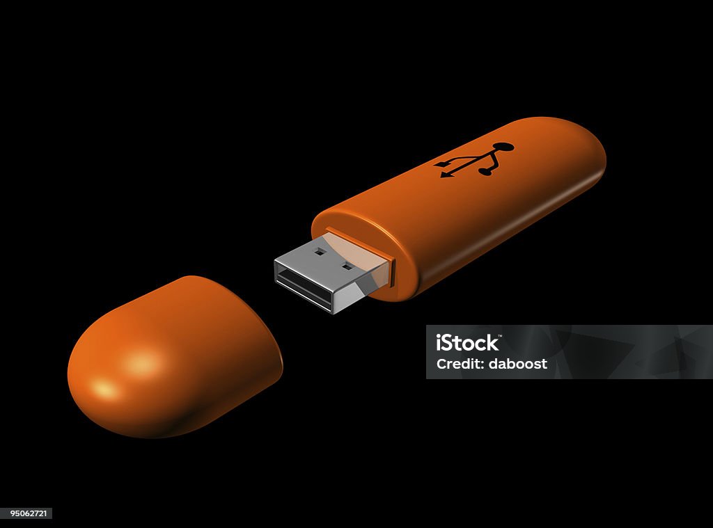 USB-Schlüssel - Lizenzfrei Ausrüstung und Geräte Stock-Foto