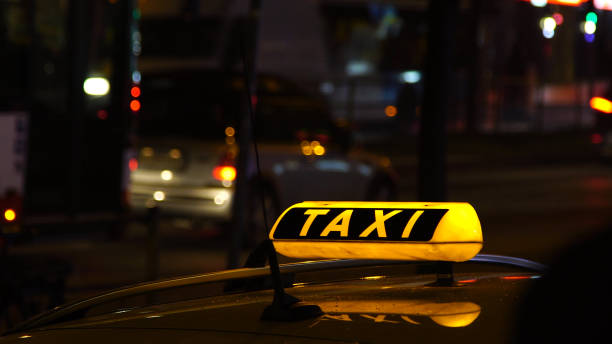 istock Taxi Sign at Night 950629382