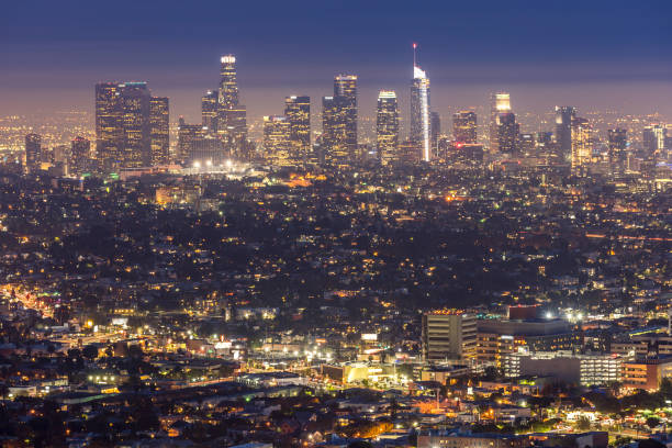 istock Los Angeles Downtown sunset 950632480