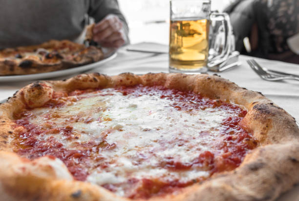istock Pizza margherita, typical Italian plate 950635130