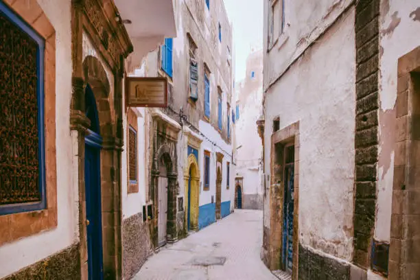 Narrow Alley in Essauira,Morocco