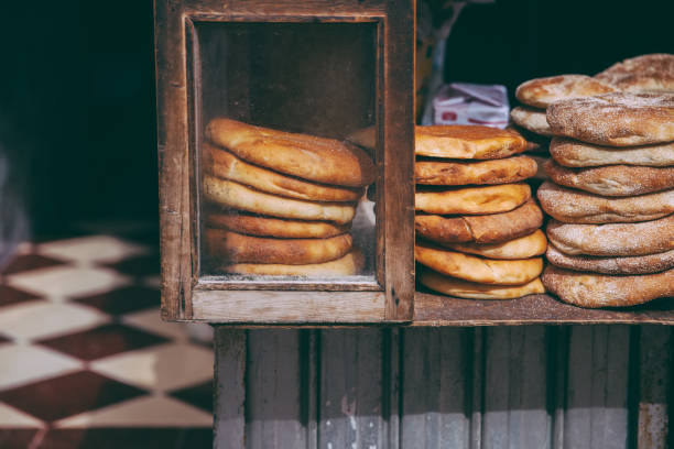 Pastry on market in Essaouira,Morocco.