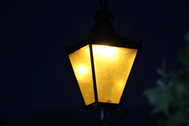 istock Streetlamp in the dark 950639138
