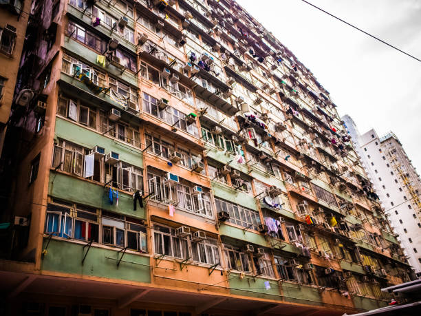 istock Apartments in Hong Kong, that special color. 950644544