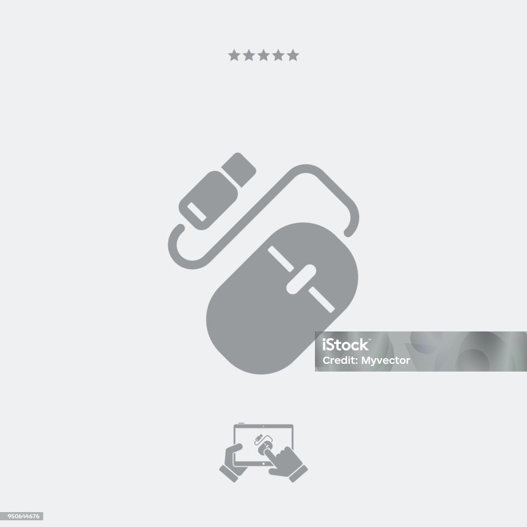 Mouse Usb Vector Computer Mouse Usb Stock Illustration - Download Image Now - Applying ...