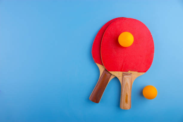 istock Table tennis rackets and balls 950646150