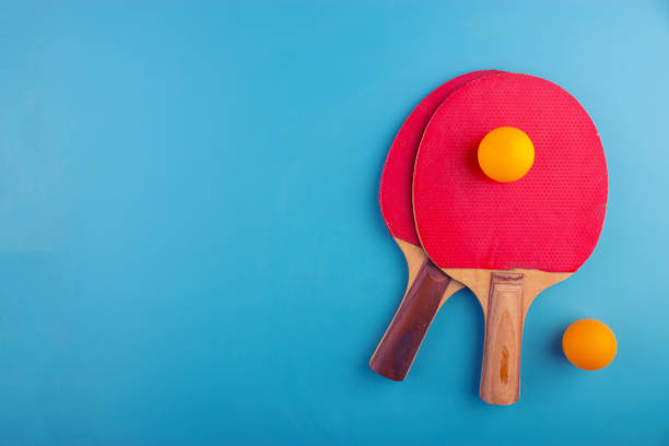 istock Table tennis rackets and balls 950646192