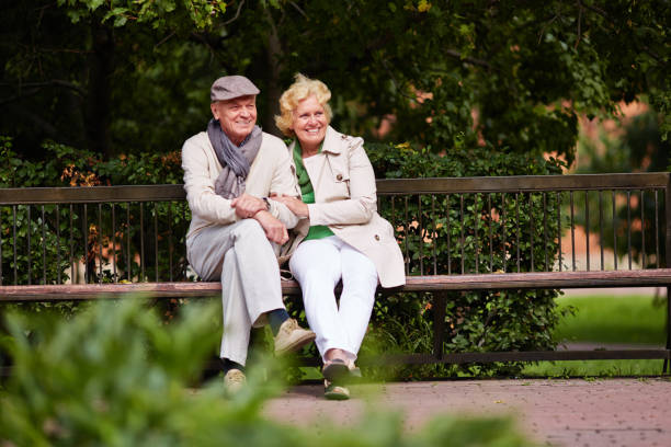 istock Seniors in the park 950665546