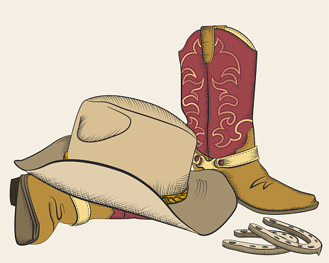 Ilustración de Botas Vaqueras Y Sombrero Para El Diseño Estadounidenses Occidentales Elementos Aislados Sobre Fondo Blanco y más Vectores Libres de Derechos de Antigualla - iStock Ilustración de Botas Vaqueras Y Sombrero Para El Diseño Estadounidenses Occidentales Elementos Aislados Sobre Fondo Blanco y más Vectores Libres de Derechos de Antigualla - iStock