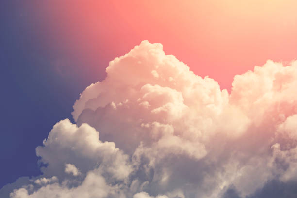 istock The cumuls fluffy clouds in the sunlight 950683736