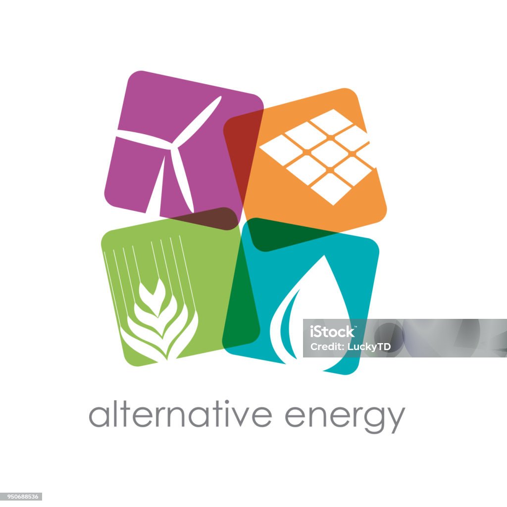 Alternative Energy Graphics Vector Sign Alternative Energy Stock Illustration - Download Image Now ...