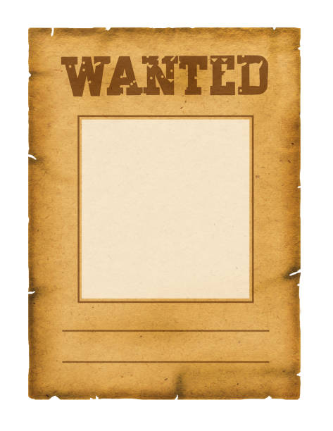 istock Wanted poster background for design on white 950689360