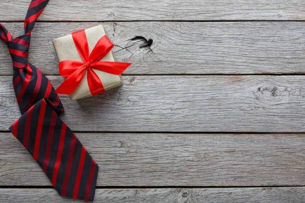 istock Happy Fathers Day card on rustic wood background 950693466