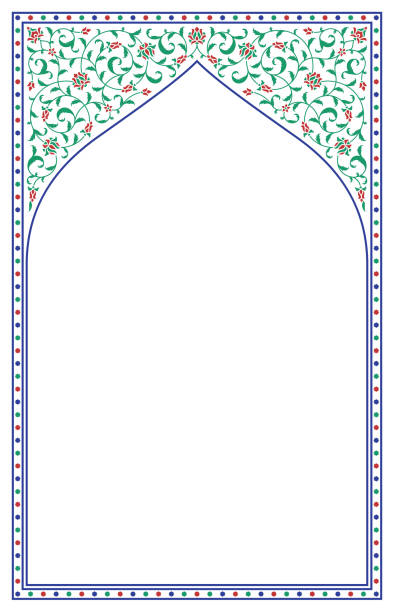 ilustrações de stock, clip art, desenhos animados e ícones de arabic floral arch. - turkish arch