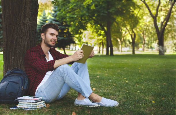 istock Young student preparing for exams outdoors 950707838