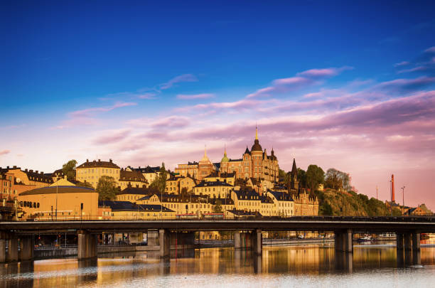 istock Stockholm city view at sunrise 950711208