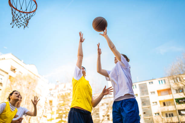 istock Basketball relaxation outdoors 950719242