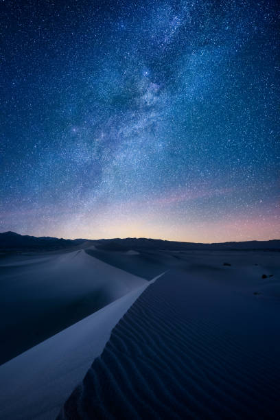 istock Death Valley Mesquite Dunes at night under the the Milky Way 950726158