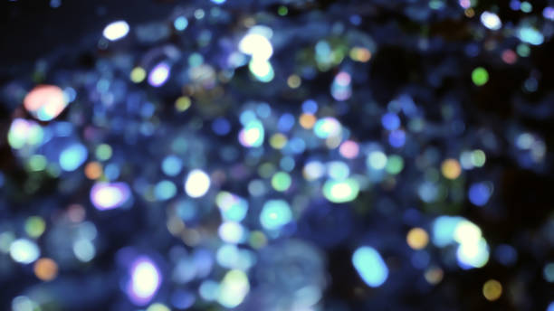 istock Blue Bokeh Lights in many various, bright, and pretty colors. 950734184