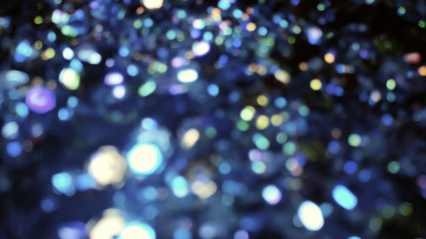 istock Blue Bokeh Lights in many various, bright, and pretty colors. 950734286