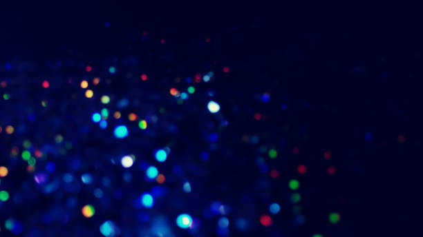 istock Blue EDM Dance Bokeh Lights in many various, bright, and pretty colors. 950738946
