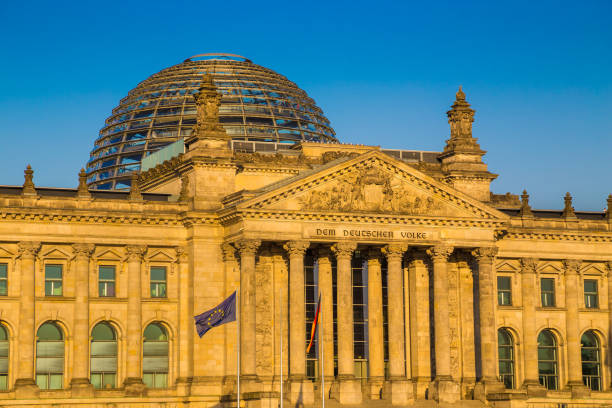 istock Berlin Reichstag at sunset, Germany 950742692