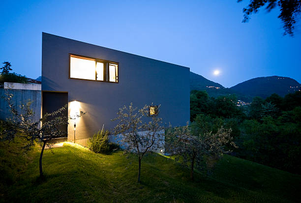 istock Outside area of a modern house 95075264