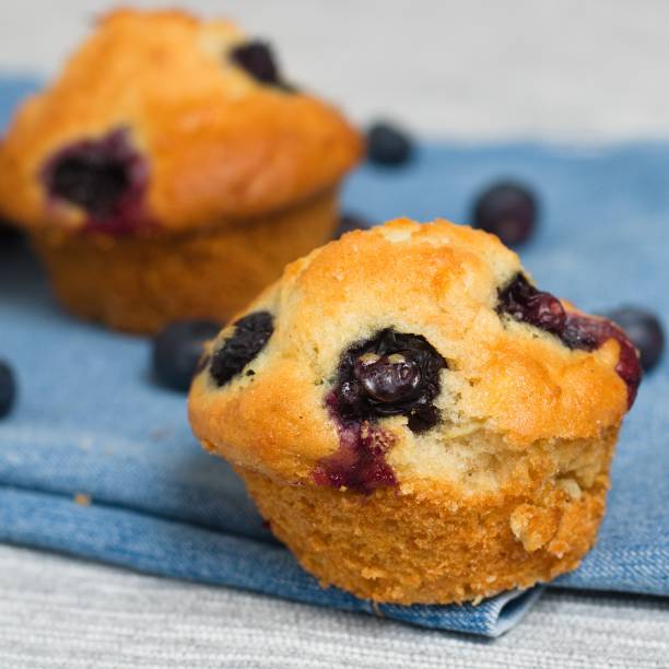istock Close up on homemade blueberry muffin 950762060