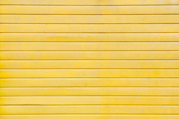 istock Horizontal wooden planks painted yellow 950762994