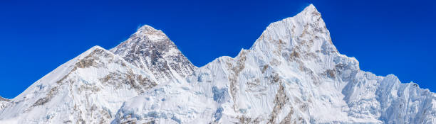 istock Panoramic view of Mount Everest, Nuptse from Kala Pattar 950766650
