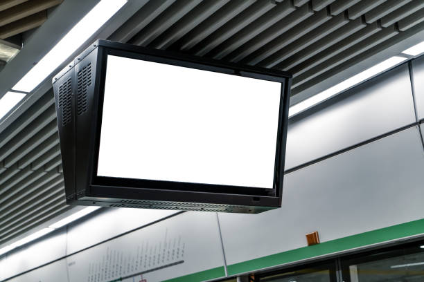 istock Blank billboards in modern city subway stations. 950767404