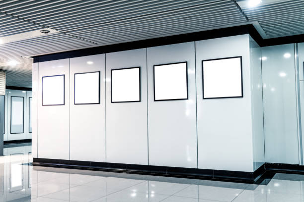 istock Blank billboards in modern city subway stations. 950768096