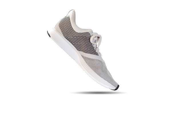 istock White and grey colors running shoe 950768282