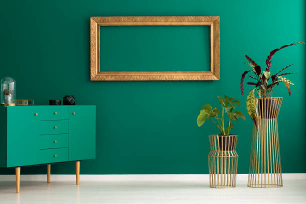 istock Plants in tall golden stands 950771884